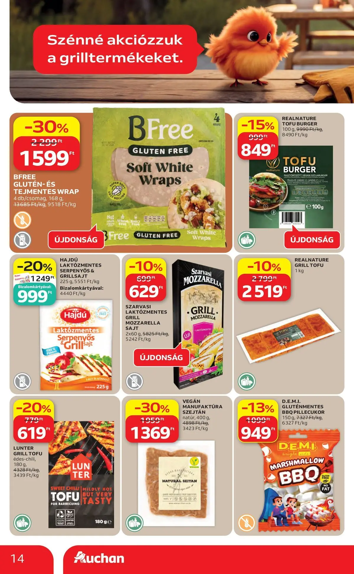 Auchan akciós újság Budapest - 2026.04.30. -tól/töl > akció, lapozható szórólap 🛍️ | Oldal: 14