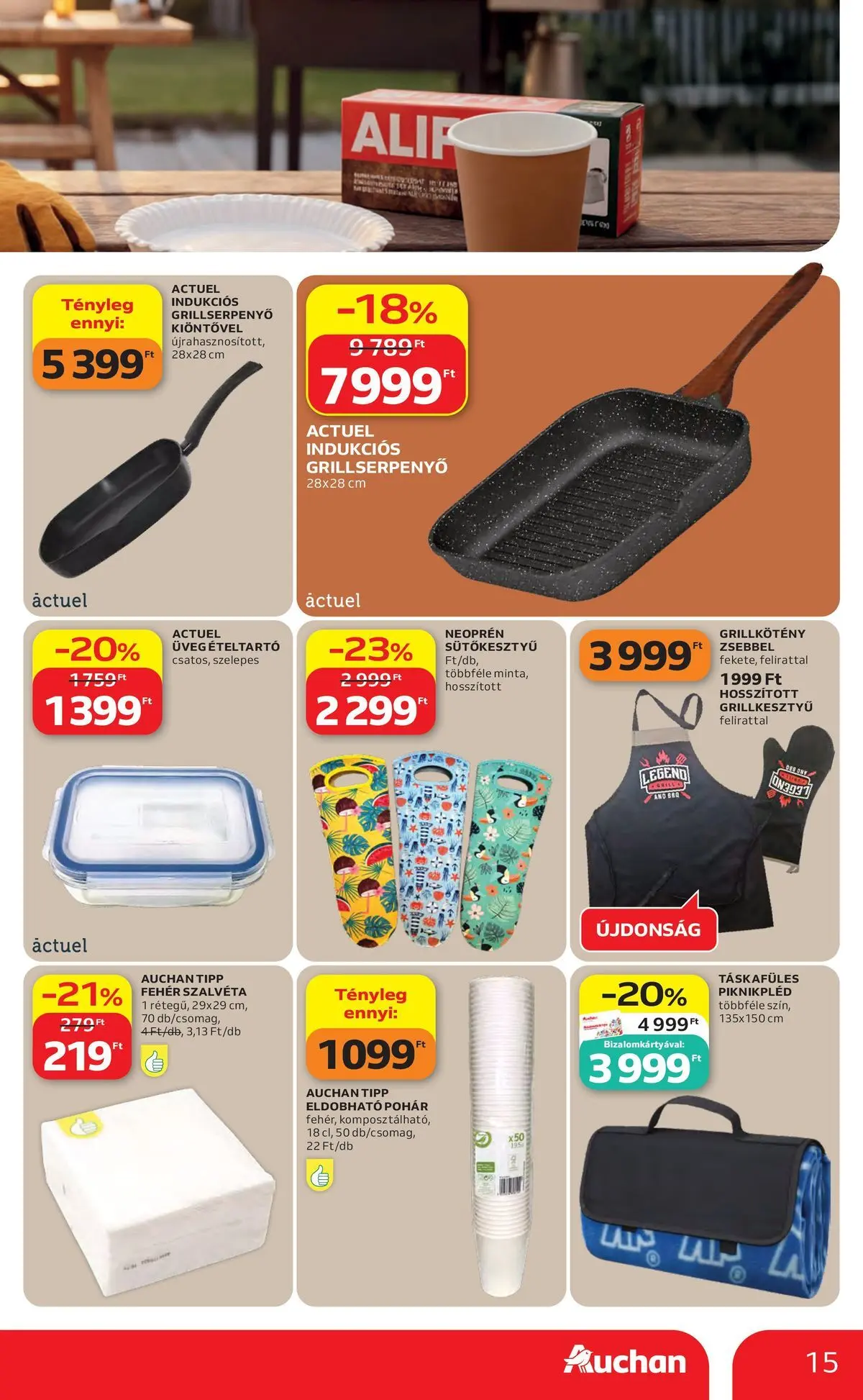 Auchan akciós újság Budapest - 2026.04.30. -tól/töl > akció, lapozható szórólap 🛍️ | Oldal: 15