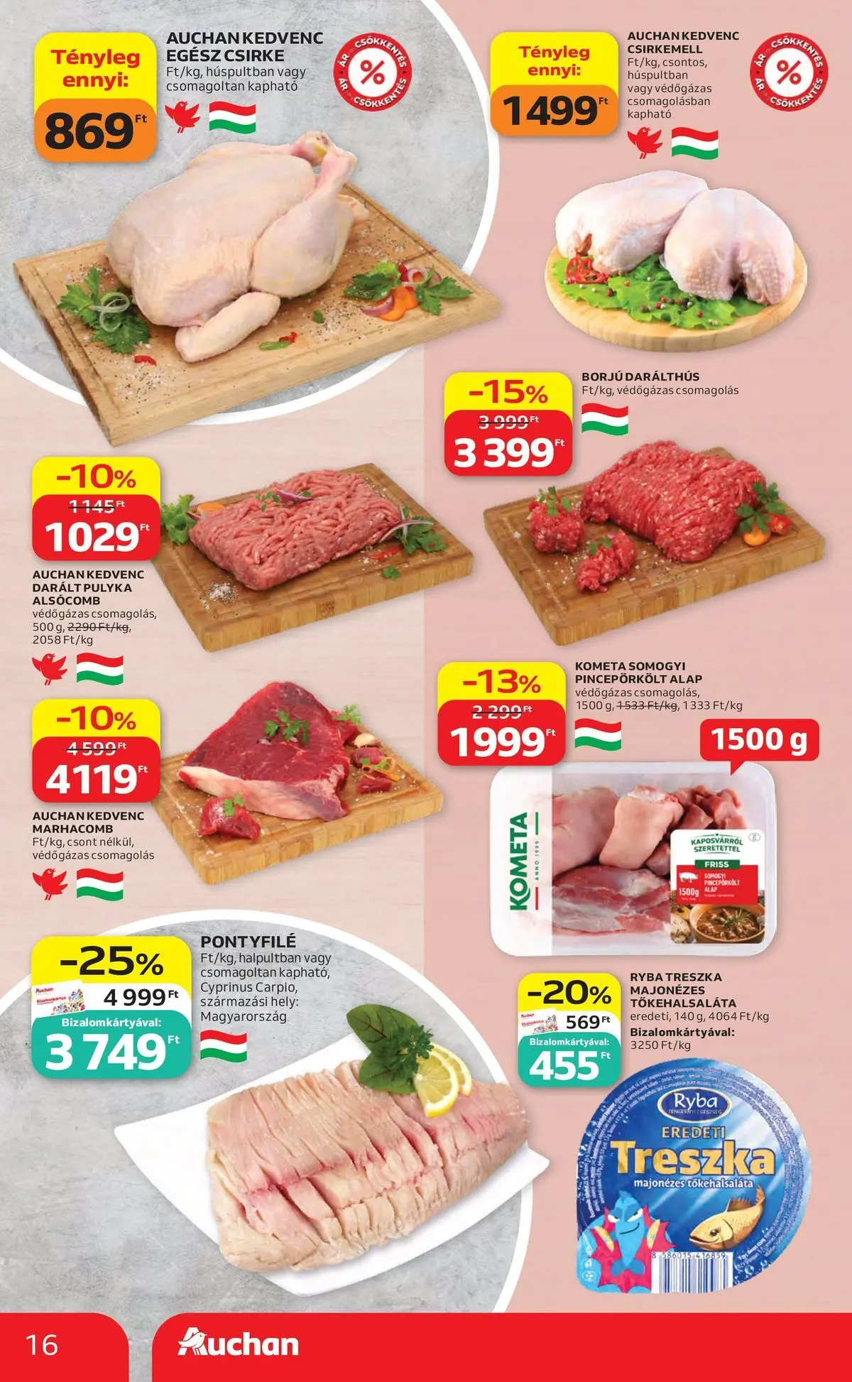 Auchan akciós újság Budapest - 2026.04.30. -tól/töl > akció, lapozható szórólap 🛍️ | Oldal: 16