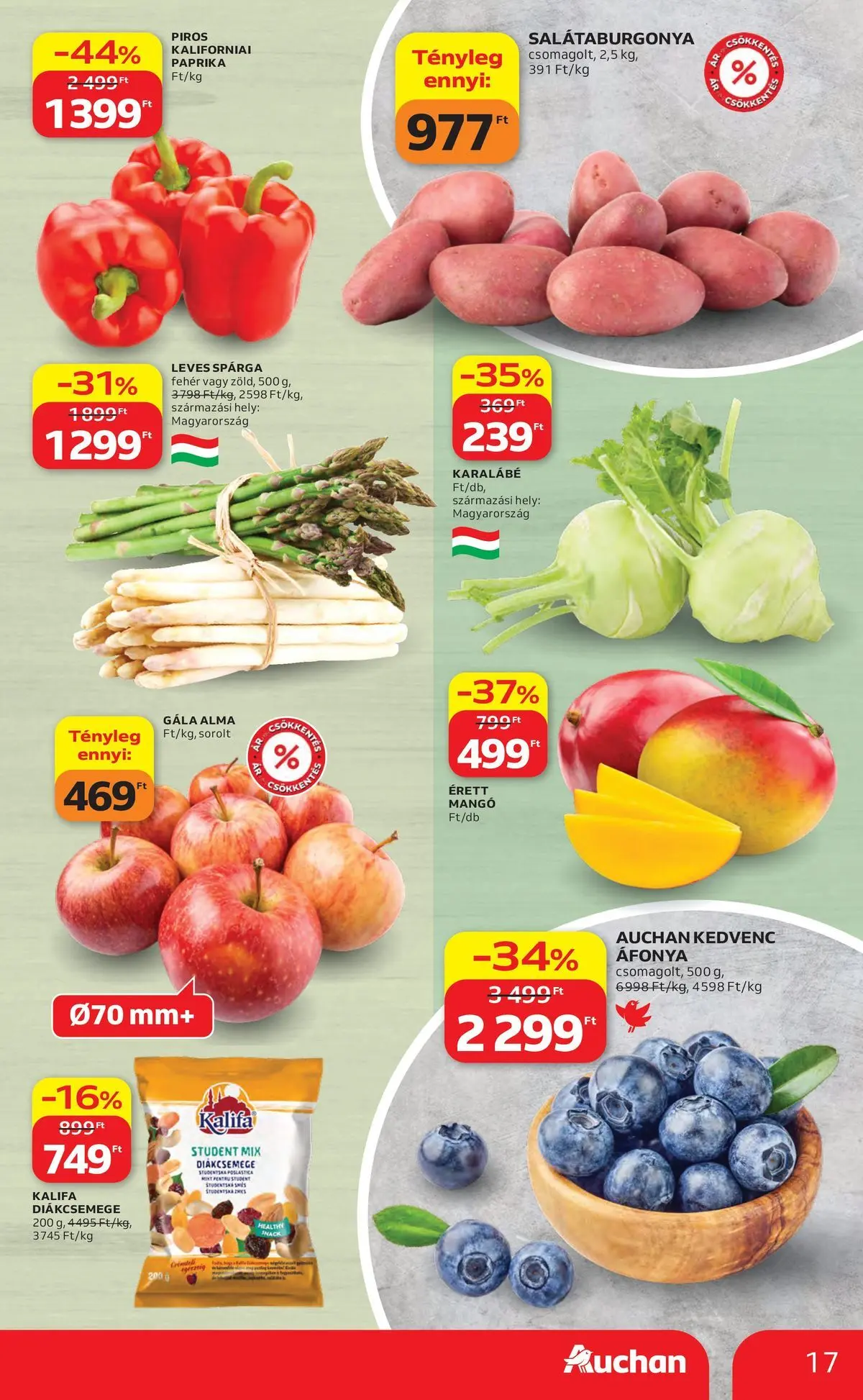 Auchan akciós újság Budapest - 2026.04.30. -tól/töl > akció, lapozható szórólap 🛍️ | Oldal: 17