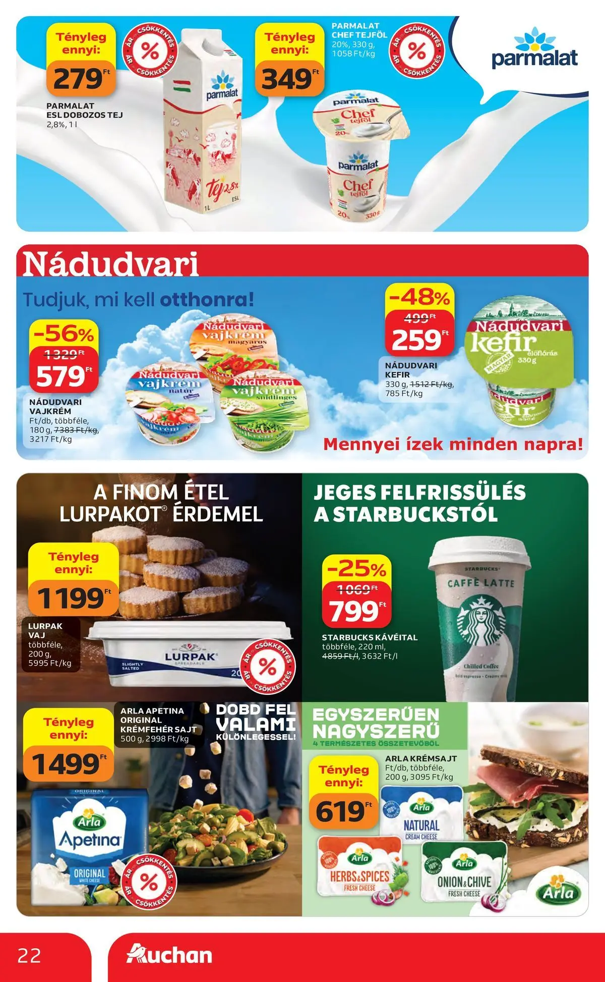 Auchan akciós újság Budapest - 2026.04.30. -tól/töl > akció, lapozható szórólap 🛍️ | Oldal: 22