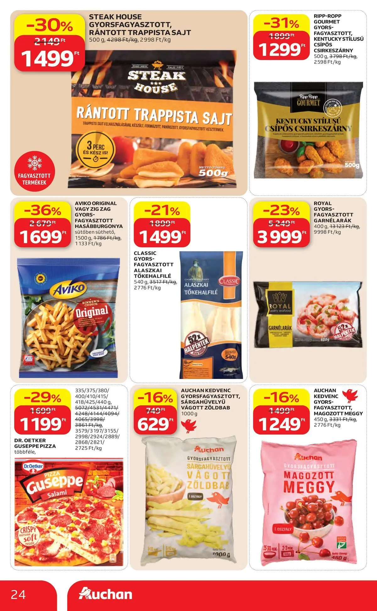 Auchan akciós újság Budapest - 2026.04.30. -tól/töl > akció, lapozható szórólap 🛍️ | Oldal: 24