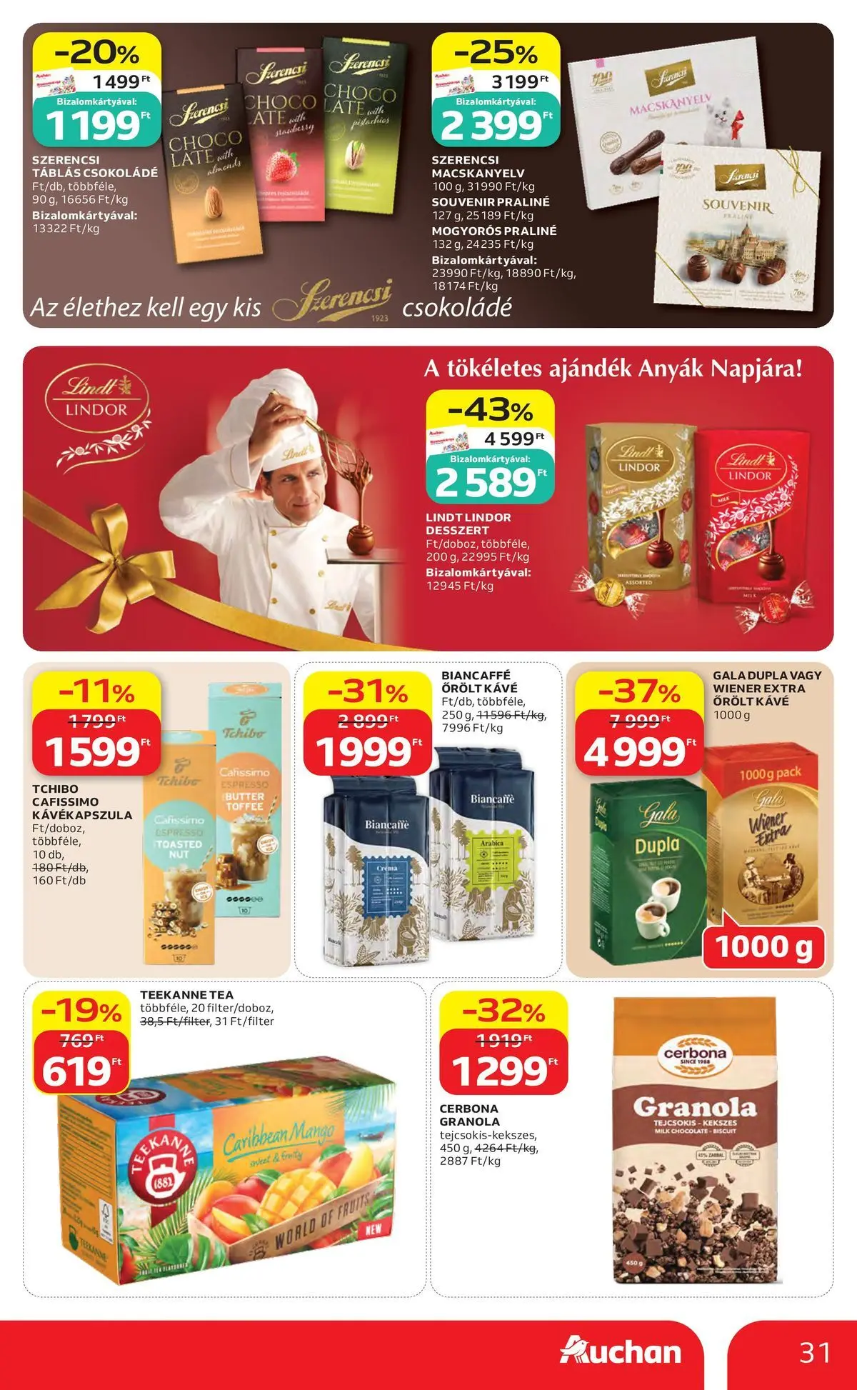 Auchan akciós újság Budapest - 2026.04.30. -tól/töl > akció, lapozható szórólap 🛍️ | Oldal: 31