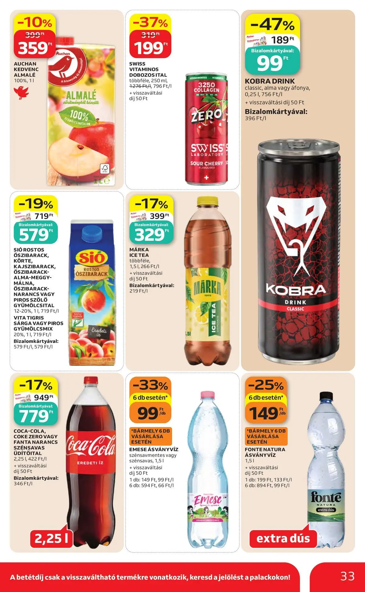 Auchan akciós újság Budapest - 2026.04.30. -tól/töl > akció, lapozható szórólap 🛍️ | Oldal: 33