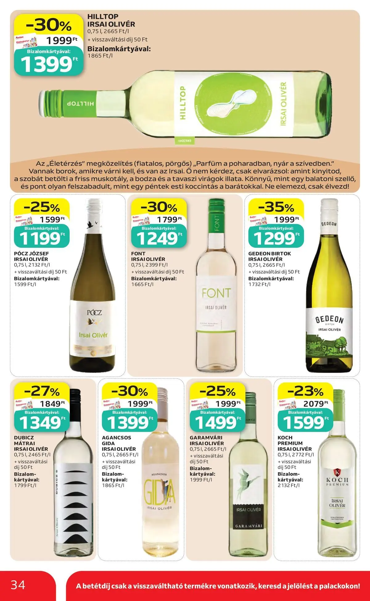 Auchan akciós újság Budapest - 2026.04.30. -tól/töl > akció, lapozható szórólap 🛍️ | Oldal: 34