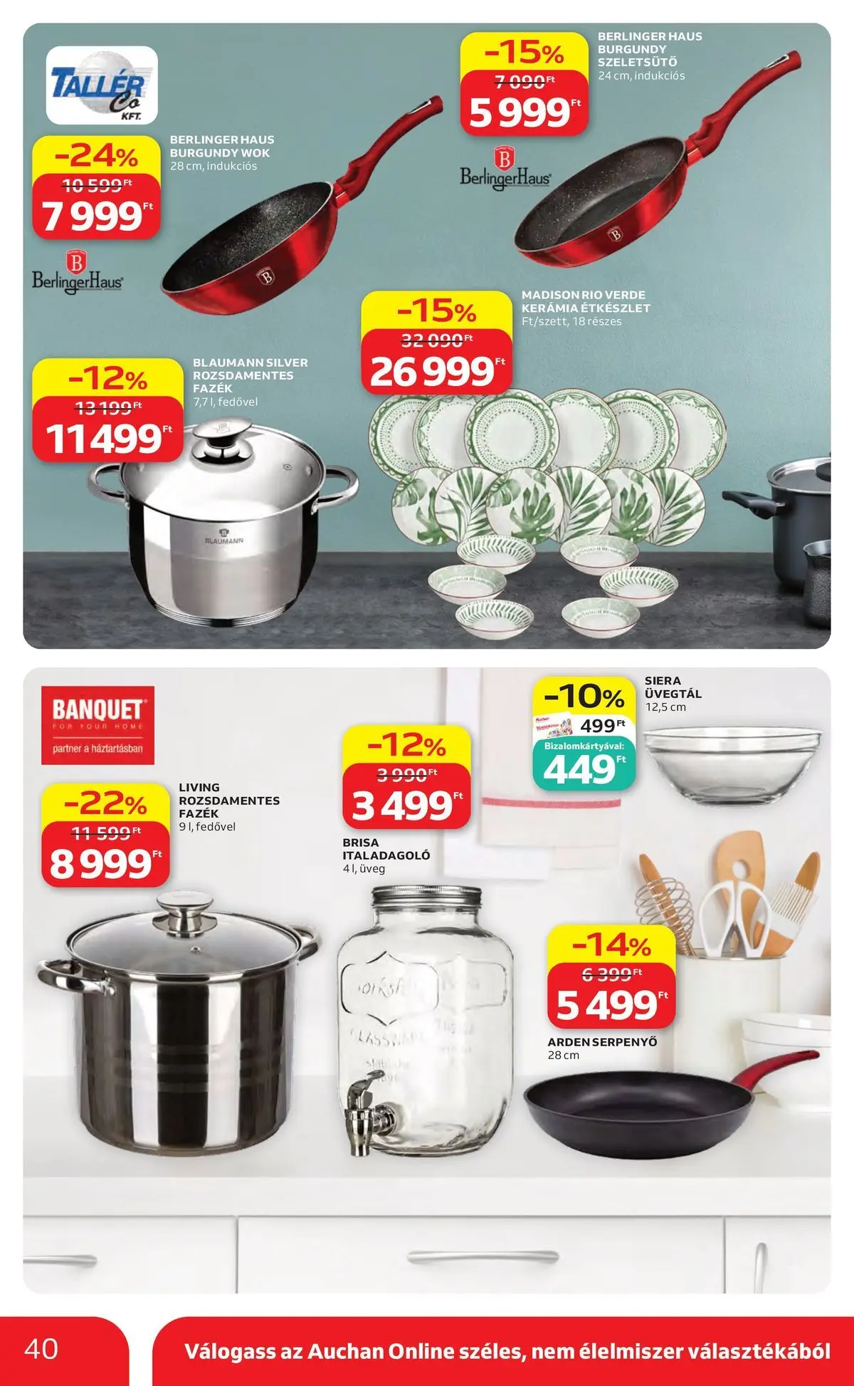 Auchan akciós újság Budapest - 2026.04.30. -tól/töl > akció, lapozható szórólap 🛍️ | Oldal: 40