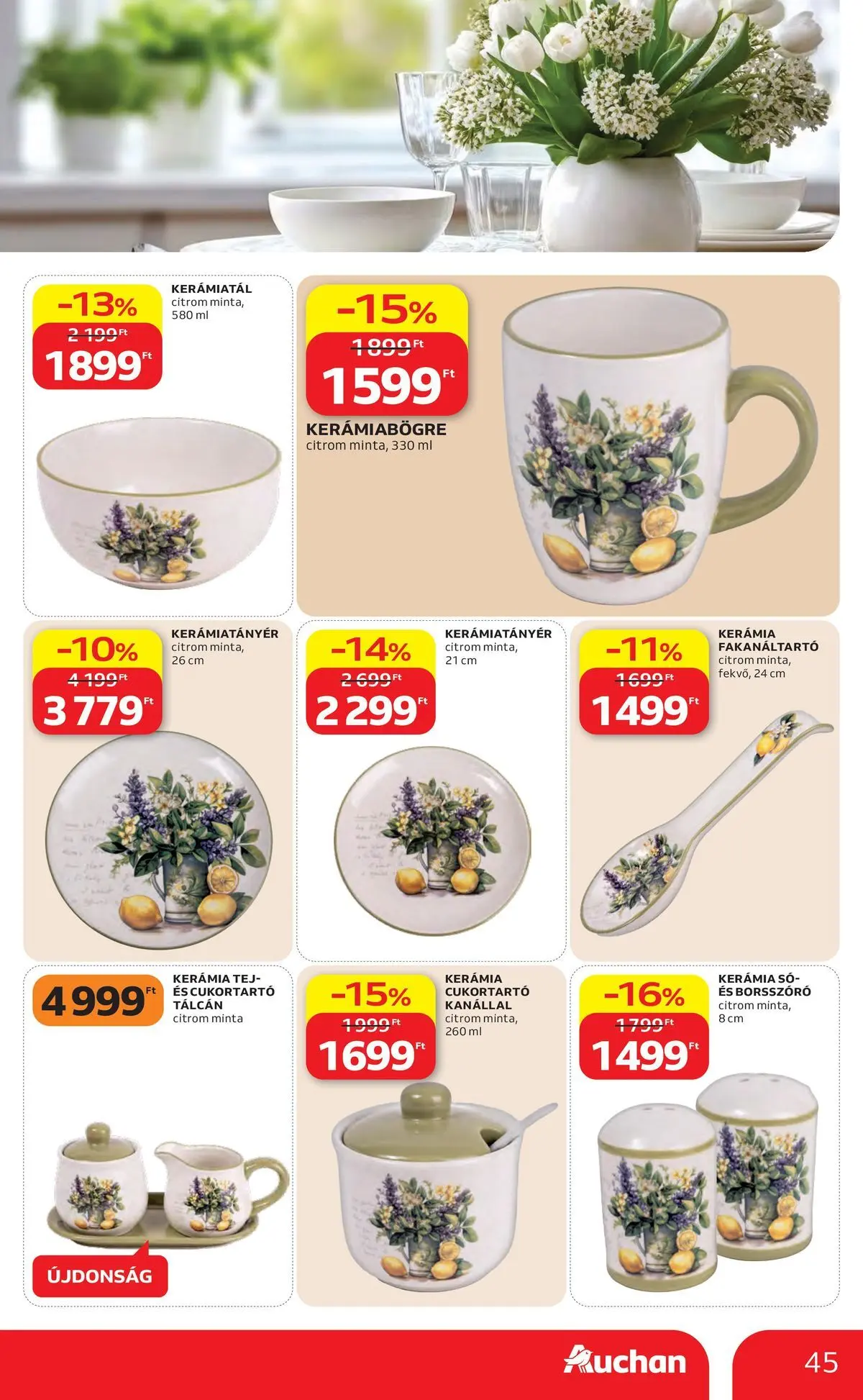 Auchan akciós újság Budapest - 2026.04.30. -tól/töl > akció, lapozható szórólap 🛍️ | Oldal: 45