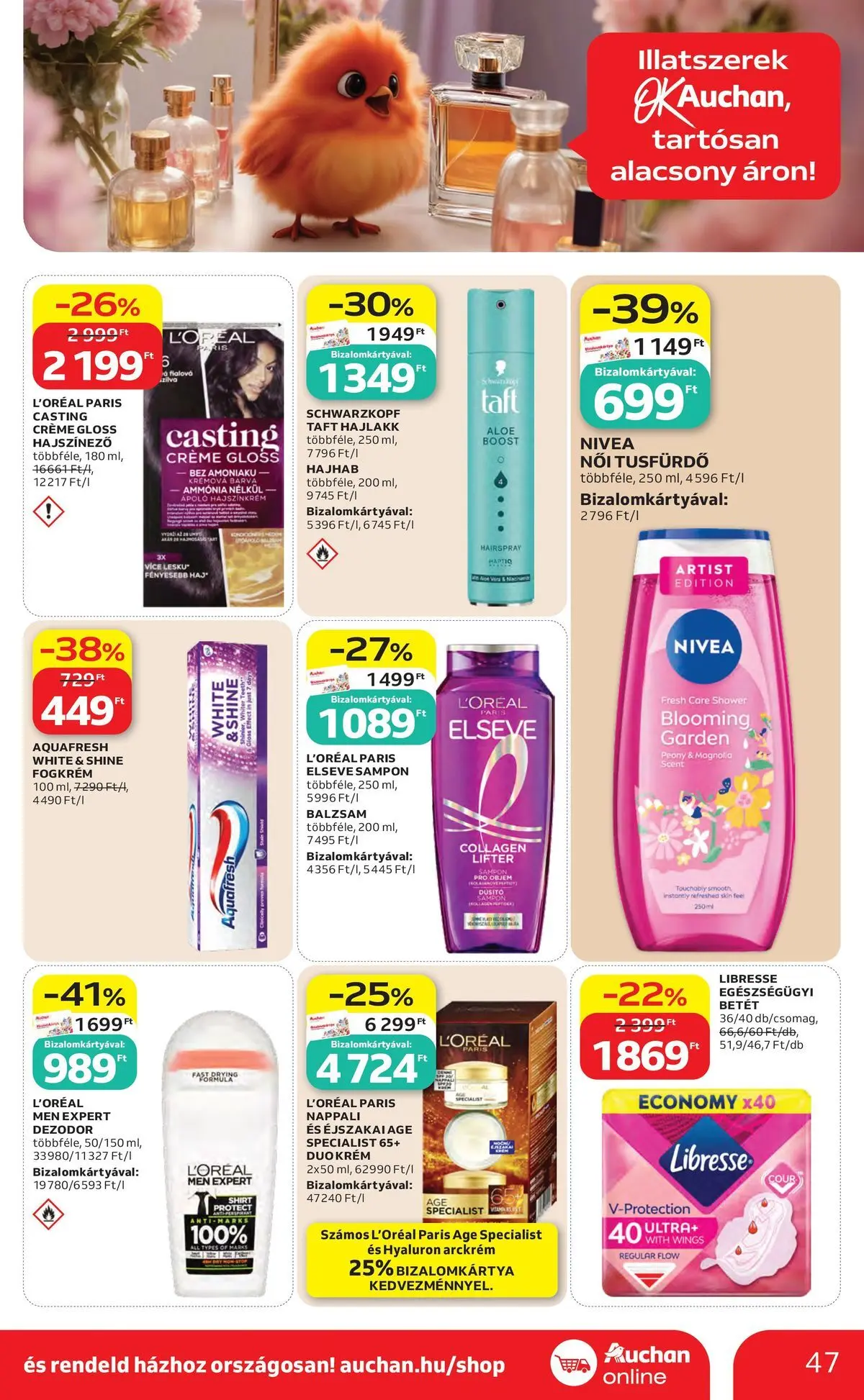 Auchan akciós újság Budapest - 2026.04.30. -tól/töl > akció, lapozható szórólap 🛍️ | Oldal: 47