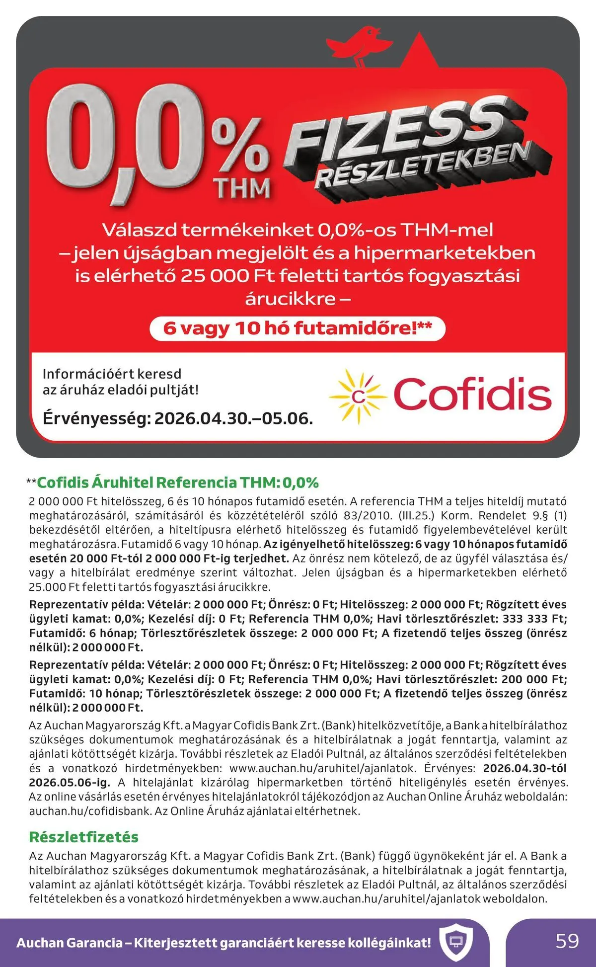 Auchan akciós újság Budapest - 2026.04.30. -tól/töl > akció, lapozható szórólap 🛍️ | Oldal: 59