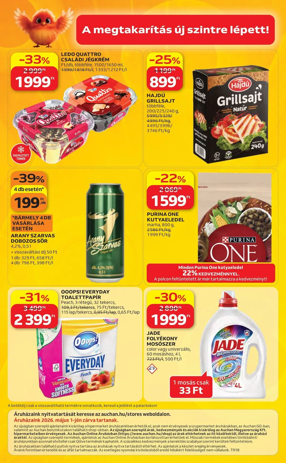 Auchan akciós újság Budapest - 2026.04.30. -tól/töl > akció, lapozható szórólap 🛍️ | Oldal: 60