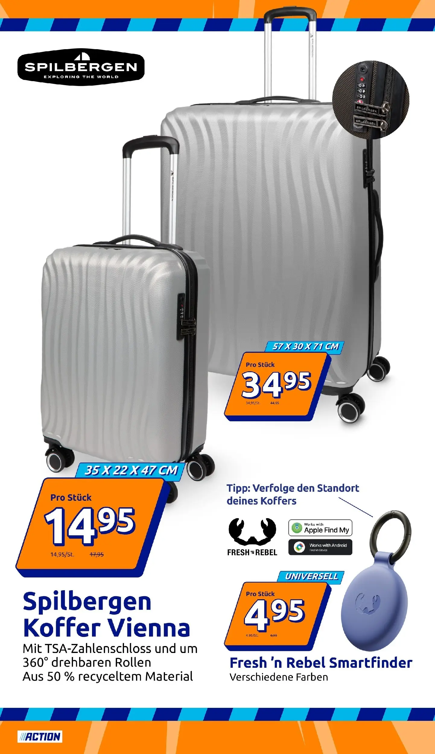 Action - Action: Kleine Preise, große Freude von 21.04.2026 - Aktuelle Angebote | Seite: 15 | Produkte: Koffer, Apple