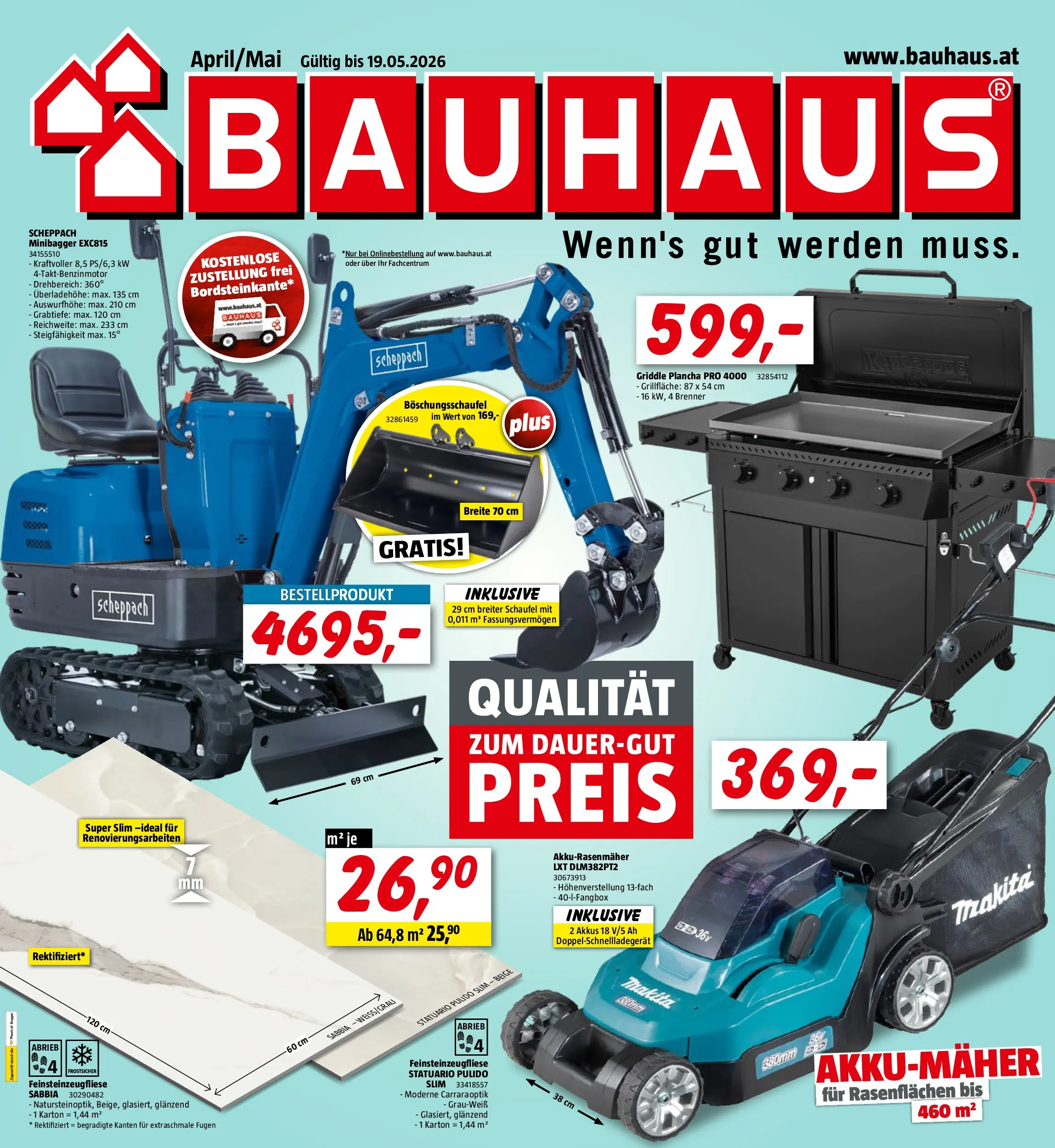 Bauhaus Pasching, Wels, Steyr von 29.04.2026 - Aktuelle Angebote | Seite: 1