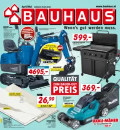 Bauhaus Pasching, Wels, Steyr ab 29.04.2026 gültig