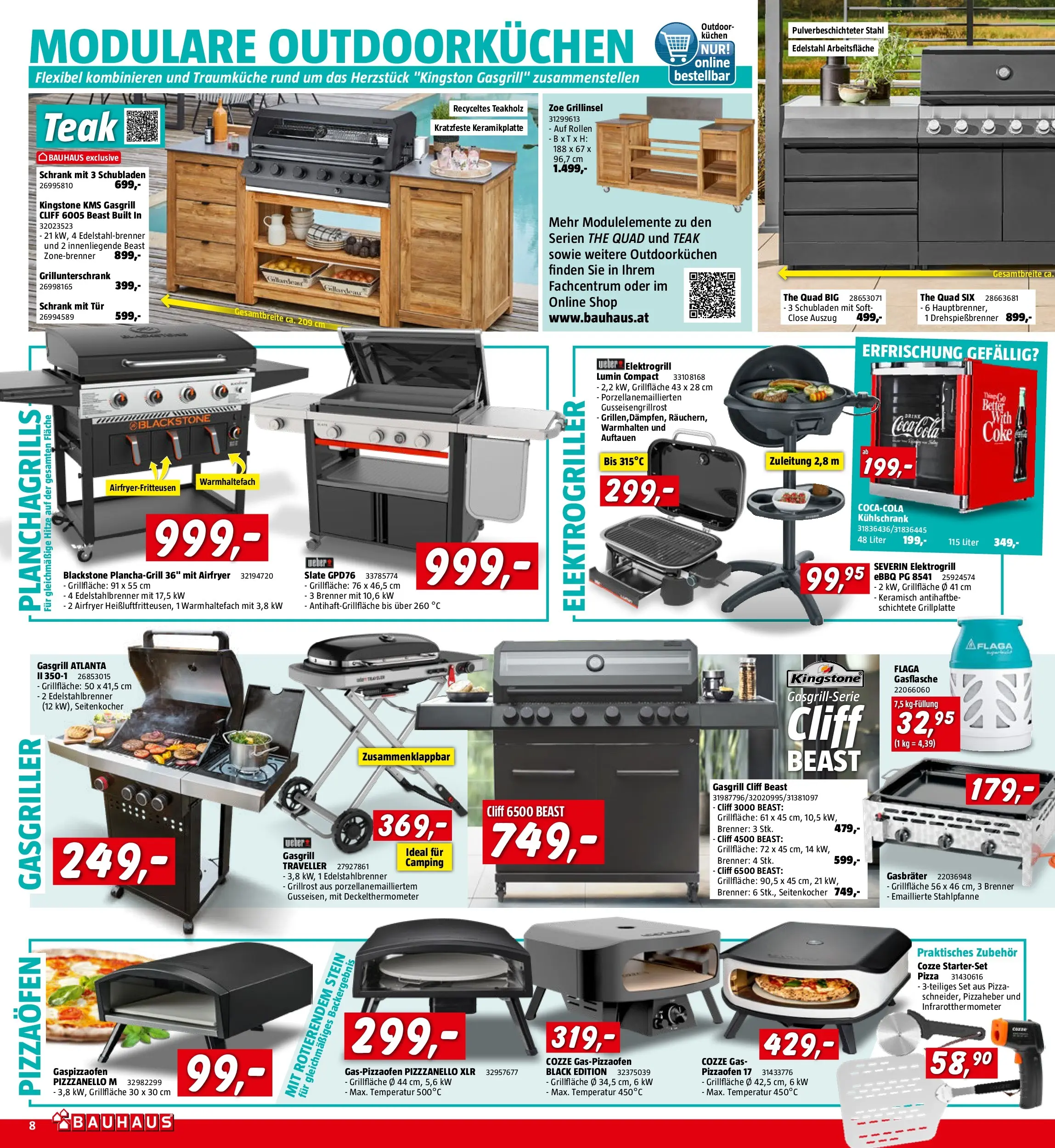 Bauhaus Pasching, Wels, Steyr von 29.04.2026 - Aktuelle Angebote | Seite: 8 | Produkte: Kühlschrank, Schrank, Pizza