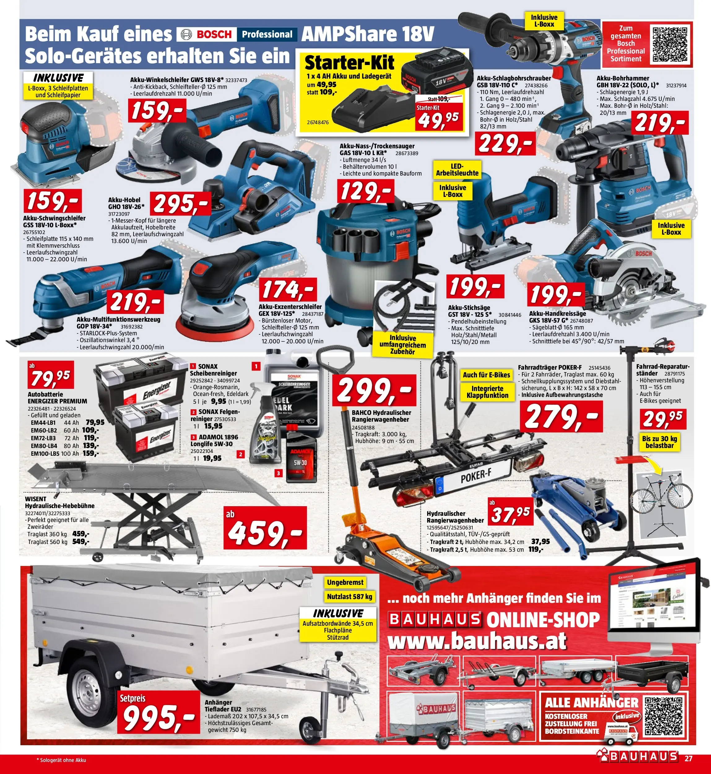 Bauhaus Pasching, Wels, Steyr von 29.04.2026 - Aktuelle Angebote | Seite: 27 | Produkte: Gewicht