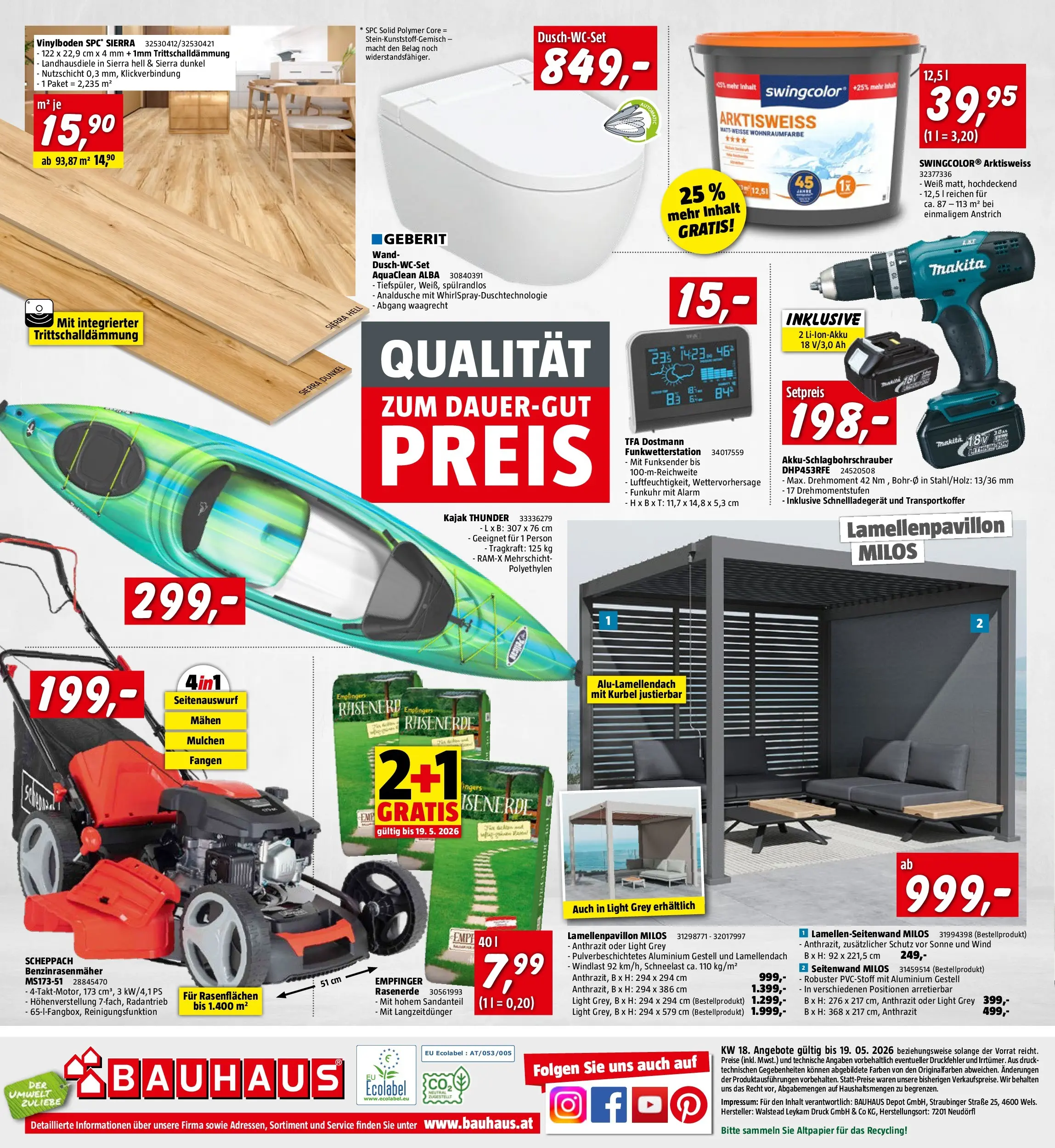 Bauhaus Pasching, Wels, Steyr von 29.04.2026 - Aktuelle Angebote | Seite: 28
