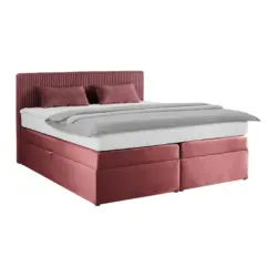 Boxspringbett Rossa in Altrosa ca. 180x200cm