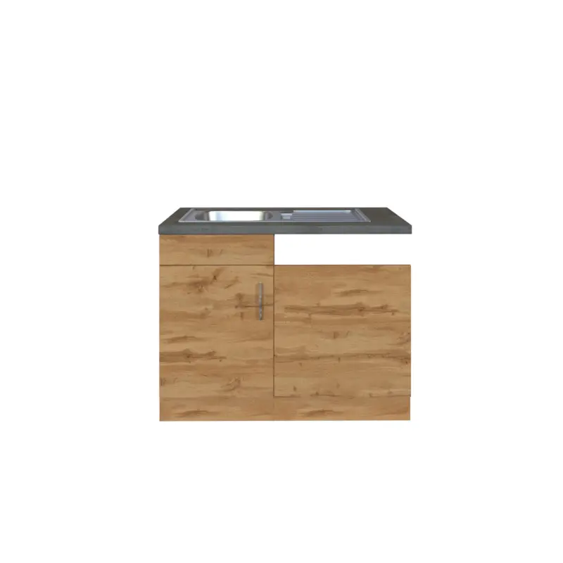 Held Sp&uuml;lenunterschrank mit Sp&uuml;le ca. 110 cm Eichefarben
