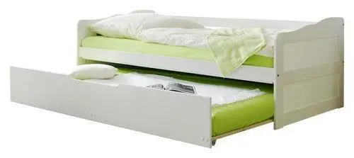 Ausziehbett "Marianne", aus Kiefer, wei&szlig;