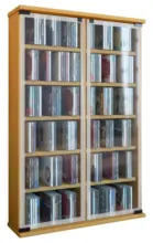 M&ouml;belix CD-Regal Galerie in Buchefarbe, B: 60 cm