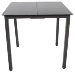 M&ouml;belix Gartentisch ca. 80x73x80 cm Schwarz