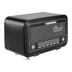 Brotbox Radio Schwarz/Wei&szlig;