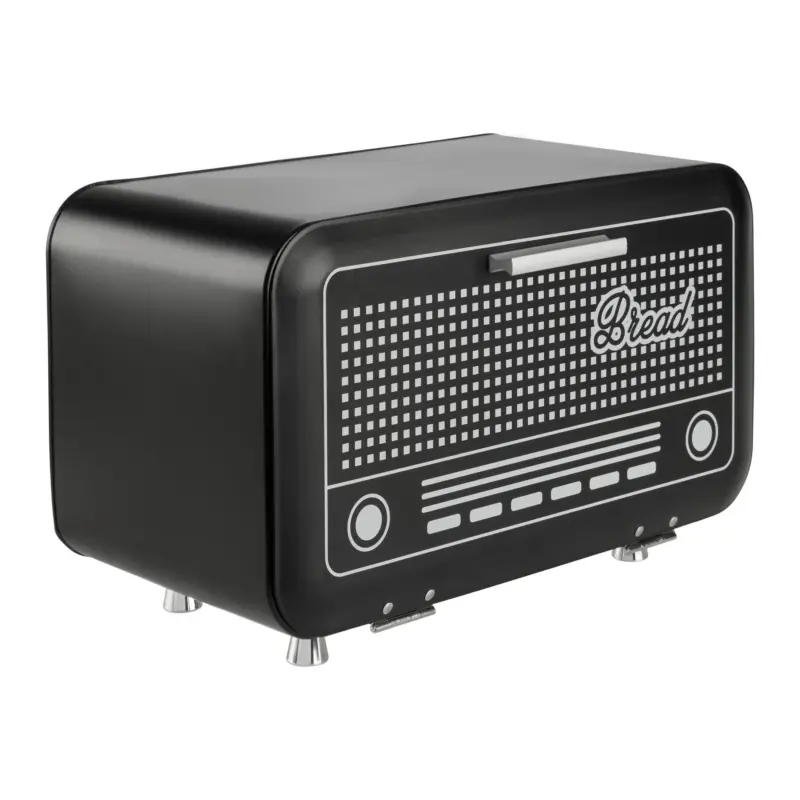 Brotbox Radio Schwarz/Wei&szlig;