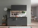 m&ouml;max Dornbirn - Ihr Trendm&ouml;belhaus in Dornbirn Minik&uuml;che Oliver mit Ger&auml;ten ca. 180 cm Grau
