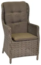 Gartensessel Toskana ca. 60x107x56cm Akazie/Kunststoff