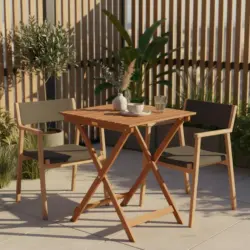 Gartenklapptisch Eukalyptus klappbar ca. 60x74x60cm