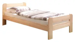 Bett "Bert", aus Kiefer, kieferfarbe