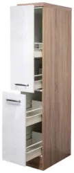 Apothekerschrank Wei&szlig;/Eiche