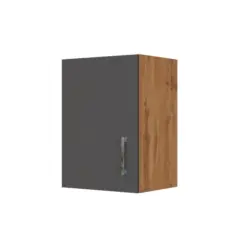 Held K&uuml;chenoberschrank ca. 40 cm Anthrazit/Eiche