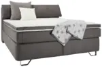 M&ouml;belix Boxspringbett Tabea Anthrazit ca. 180x200cm