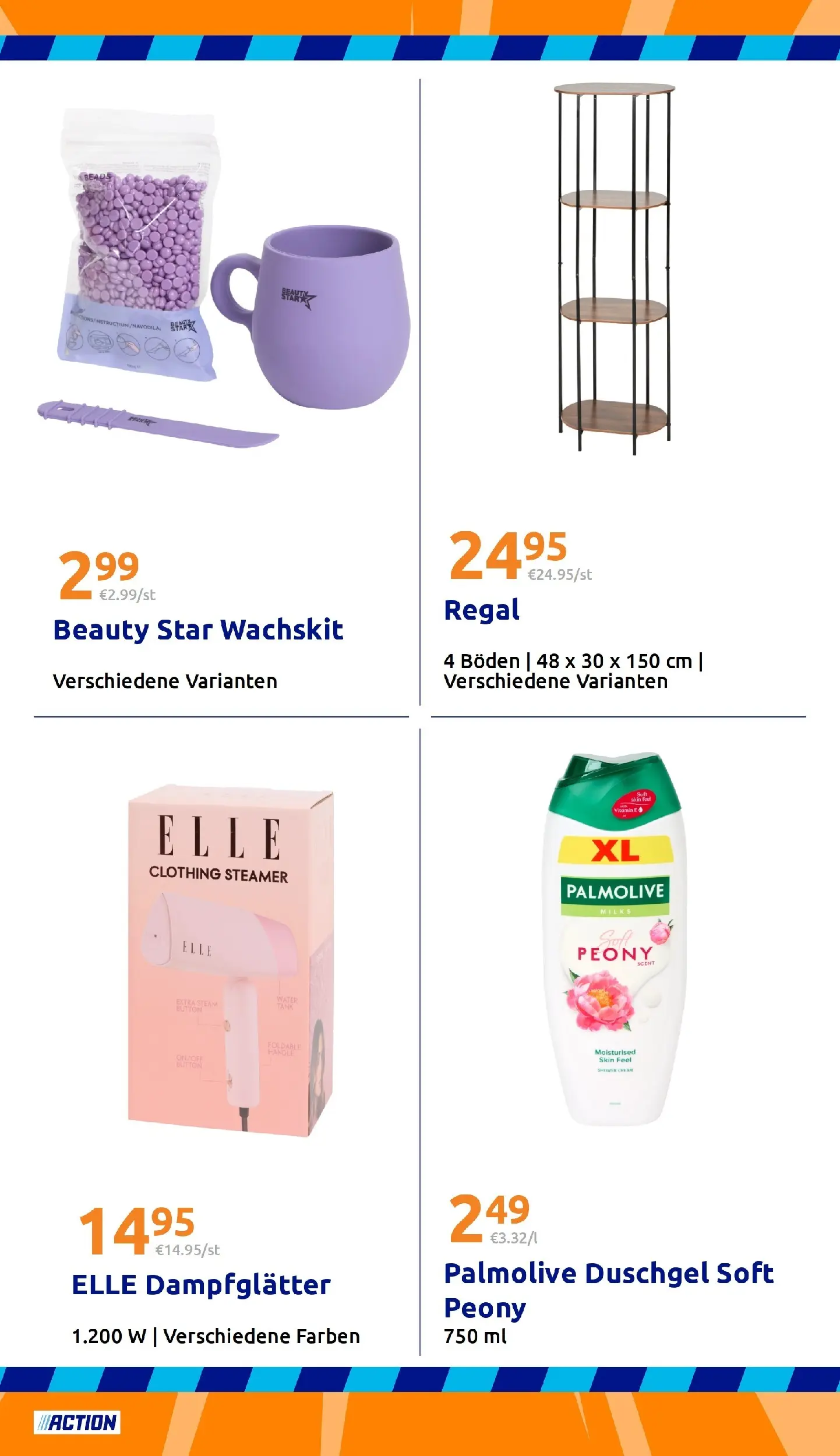 Action - Action: Kleine Preise, große Freude ab 21.04.2026 → Angebote nächste Woche | Seite: 27 | Produkte: Regal, Duschgel