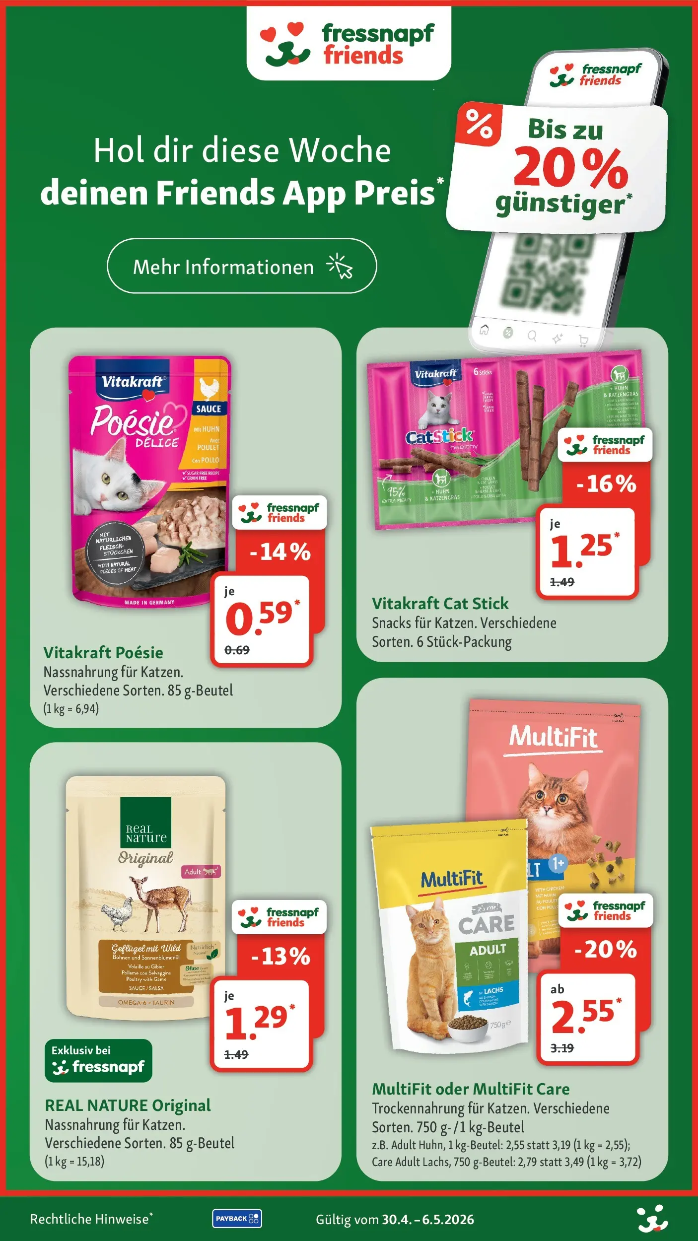 Fressnapf - Fressnapf: Mehr einpacken, weniger ausgeben! (ab 29.04.2026) zum Blättern | Seite: 6