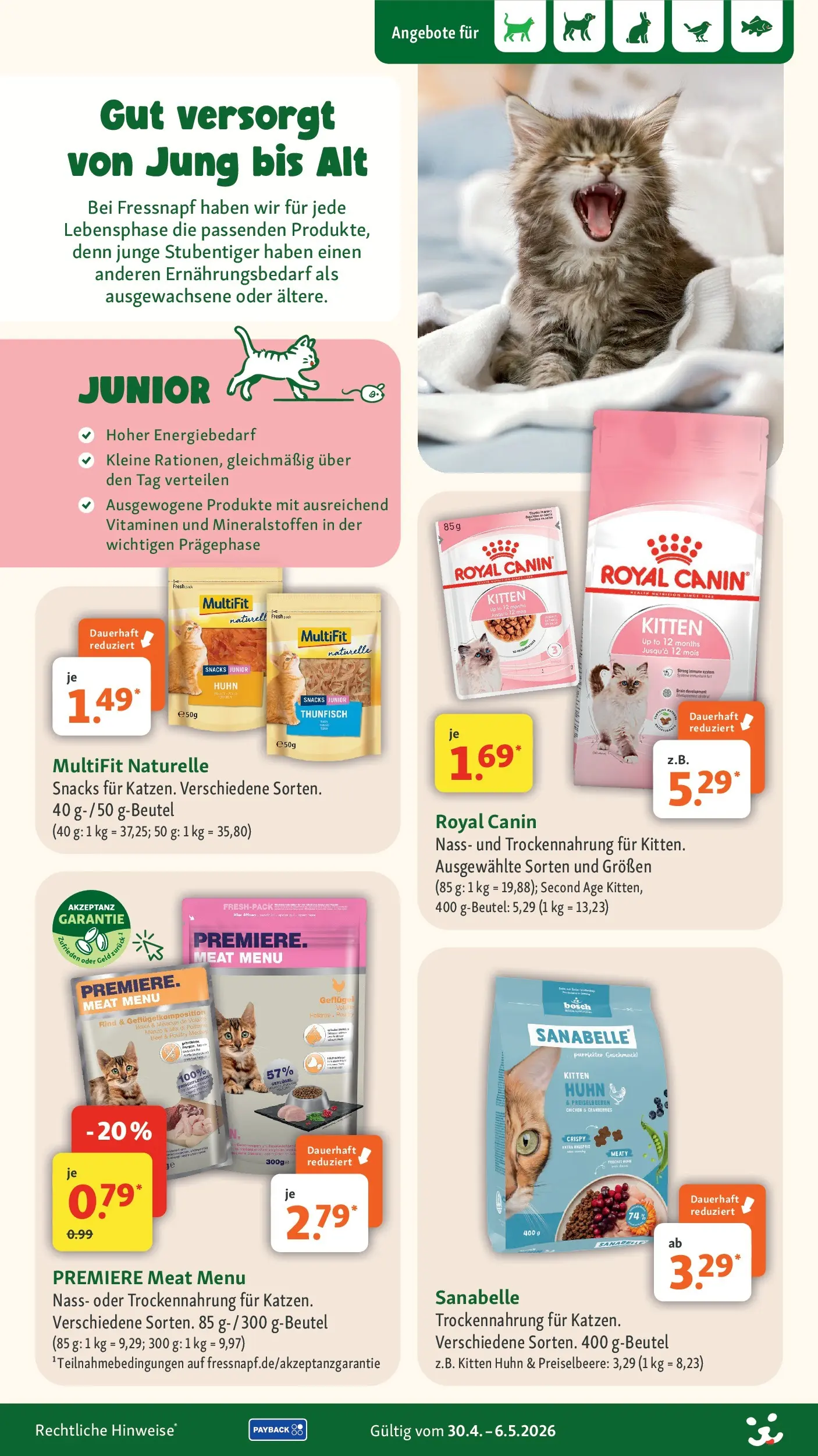 Fressnapf - Fressnapf: Mehr einpacken, weniger ausgeben! (ab 29.04.2026) zum Blättern | Seite: 7