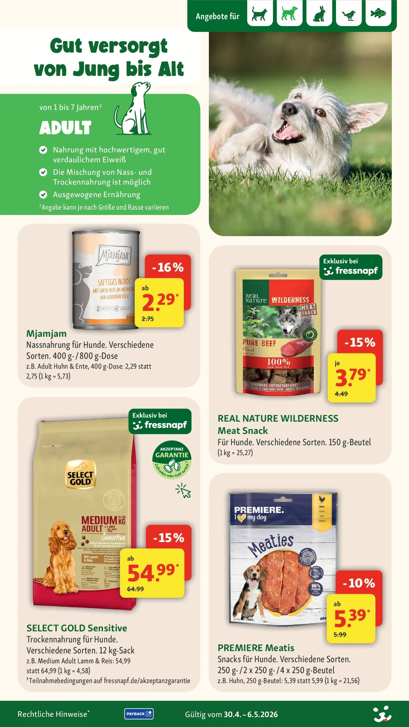 Fressnapf - Fressnapf: Mehr einpacken, weniger ausgeben! (ab 29.04.2026) zum Blättern | Seite: 16