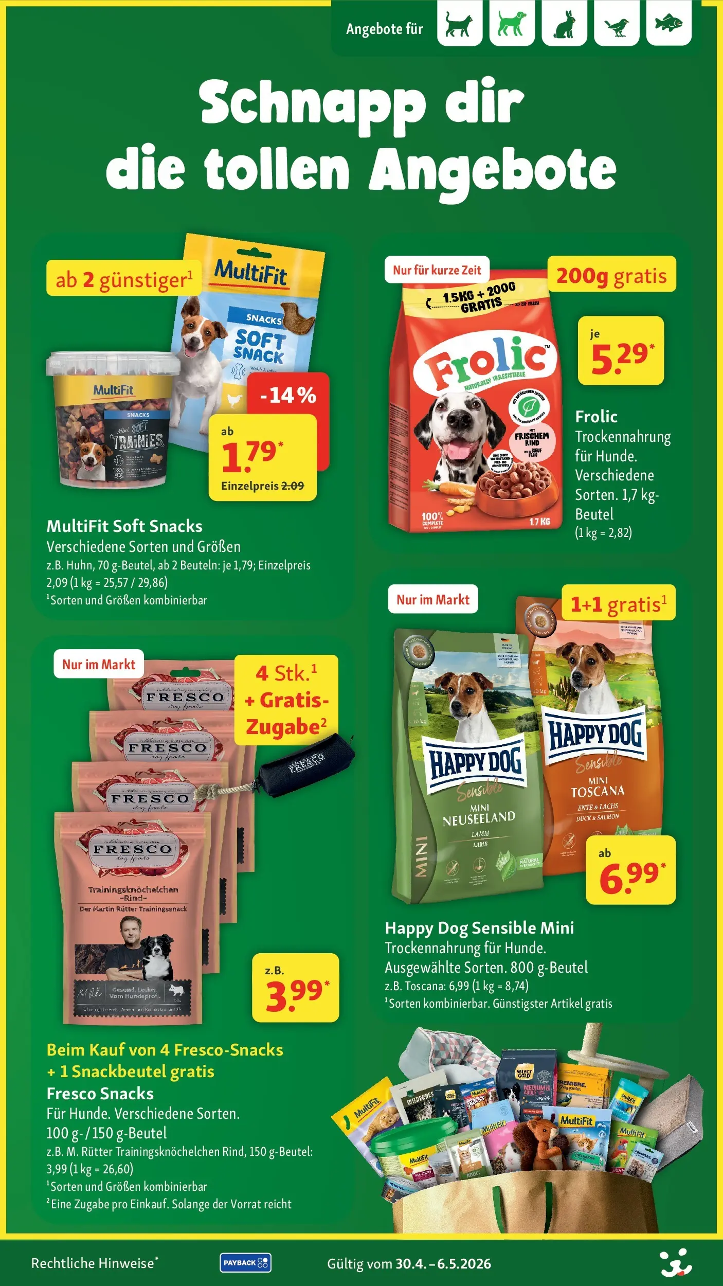 Fressnapf - Fressnapf: Mehr einpacken, weniger ausgeben! (ab 29.04.2026) zum Blättern | Seite: 18