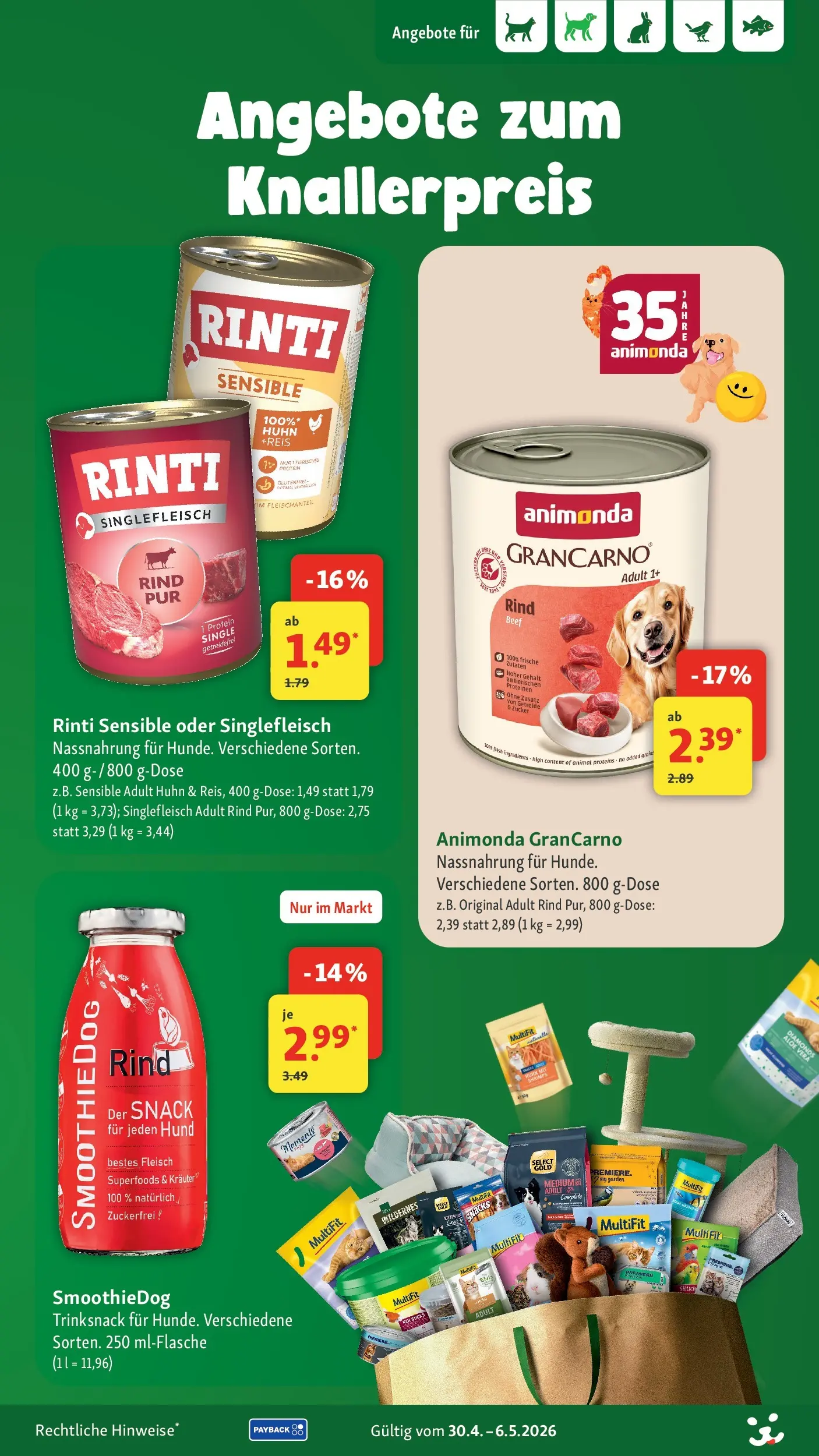 Fressnapf - Fressnapf: Mehr einpacken, weniger ausgeben! (ab 29.04.2026) zum Blättern | Seite: 19