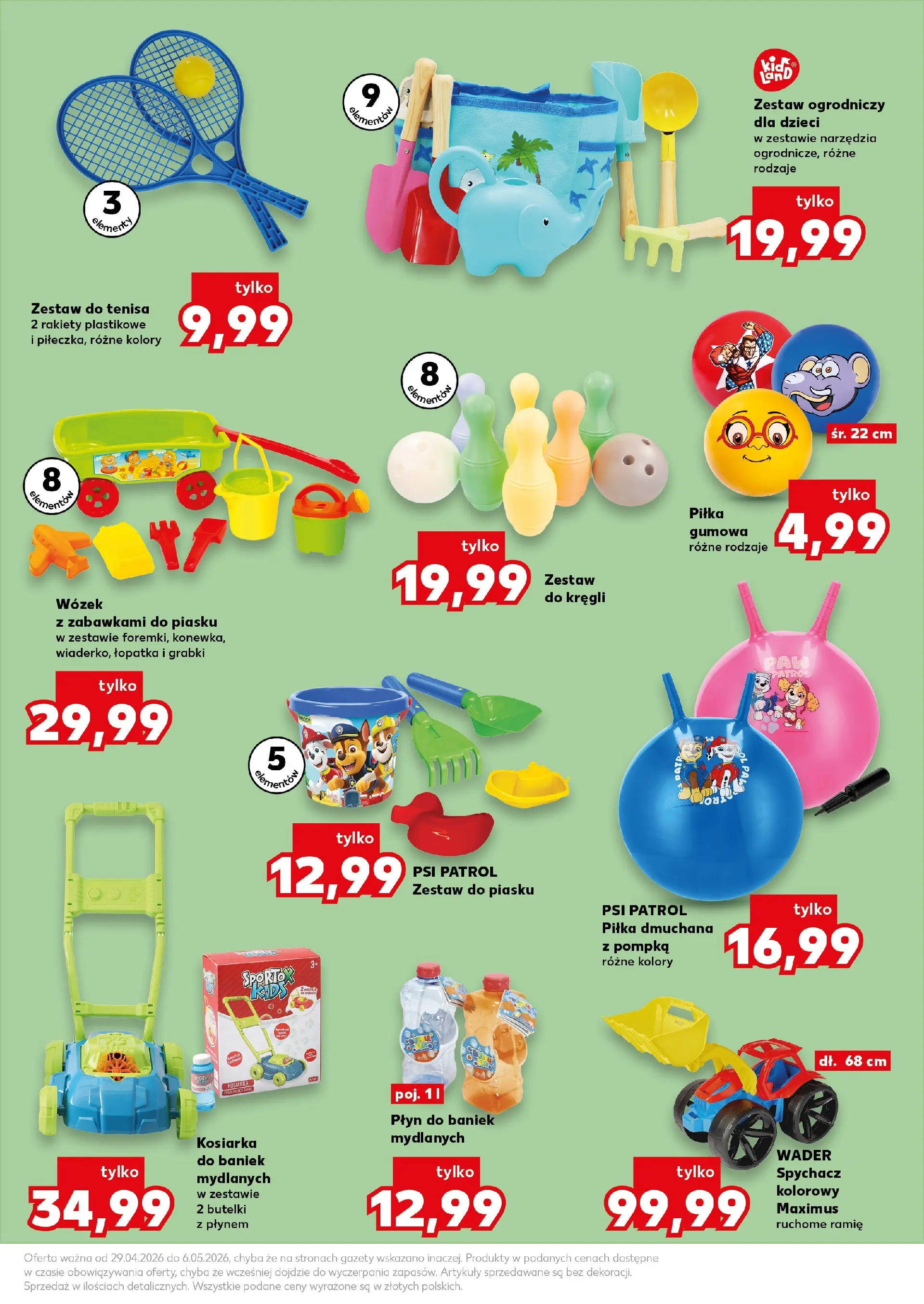 Kaufland gazetka - Ogród od 29.04.2026 - od jutra PDF | Strona: 13 | Produkty: Kosiarka
