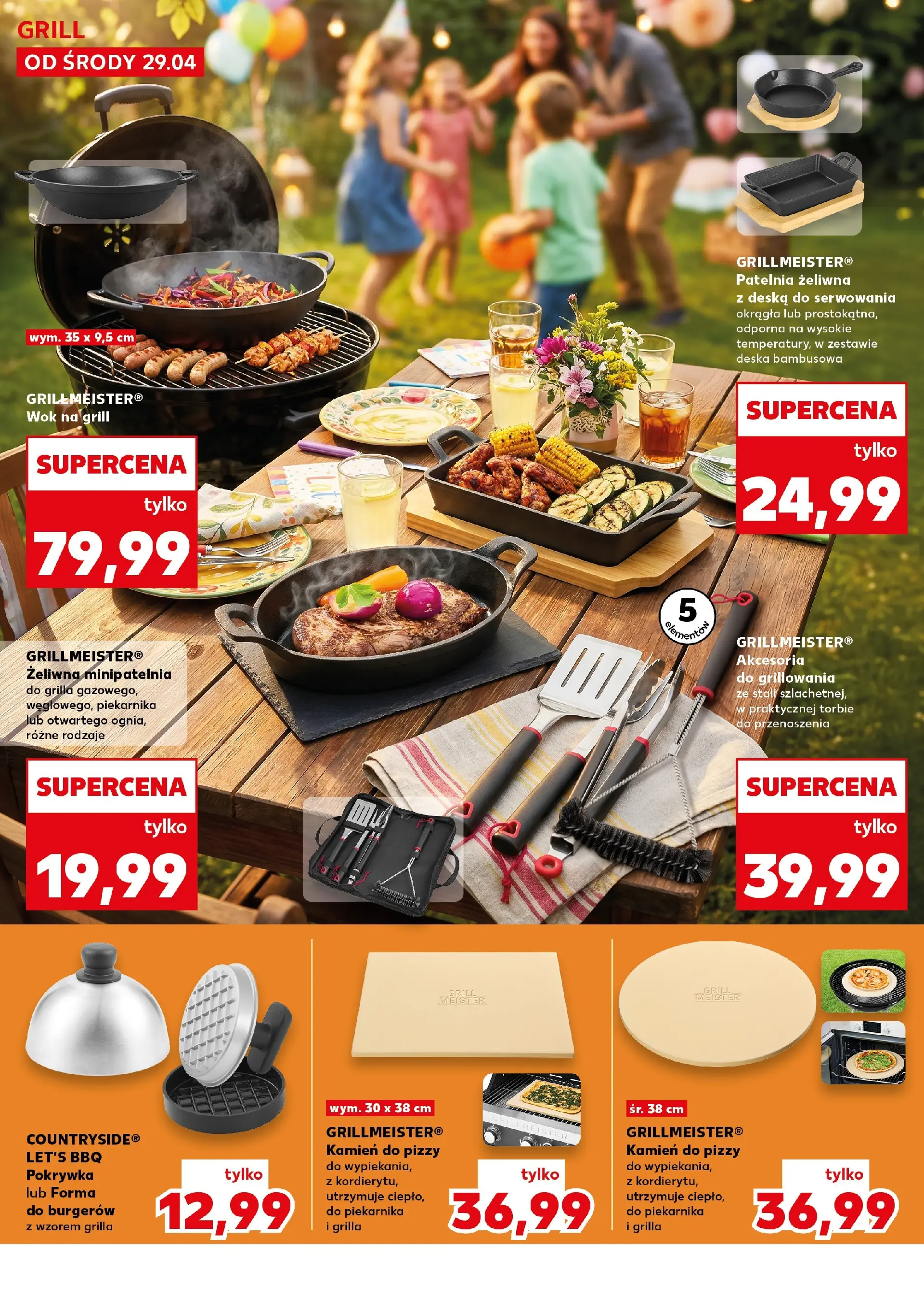 Kaufland gazetka - Ogród od 29.04.2026 - od jutra PDF | Strona: 22 | Produkty: Grill, Patelnia
