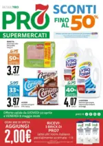 PRO7 Supermercati Sconti fino al 50% - al 08.05.2026