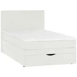 Boxspringbett 90/200 cm in Creme