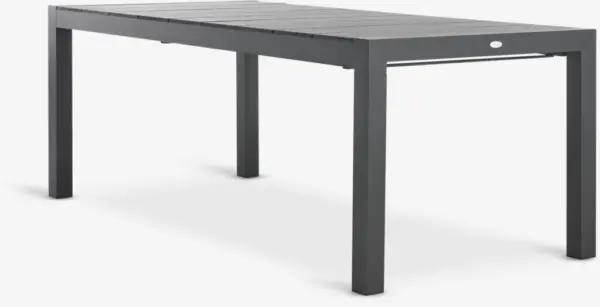 JYSK Masă grădină TYDAL 95x208/272 negru