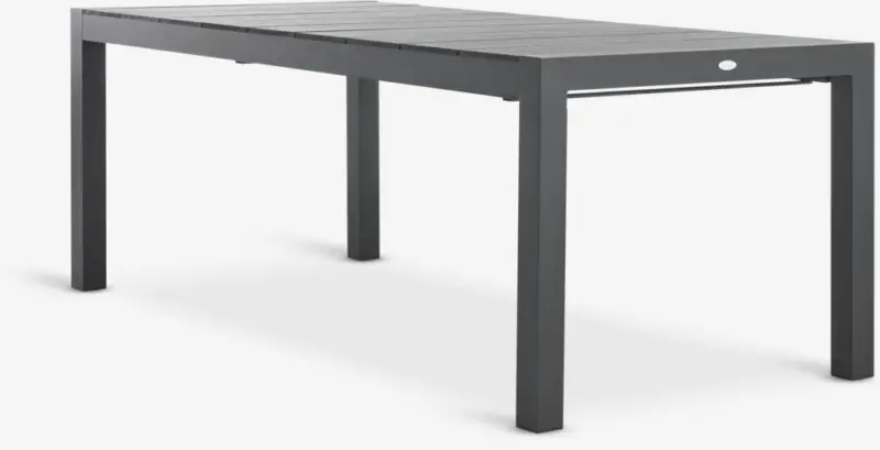 JYSK Masă grădină TYDAL 95x208/272 negru