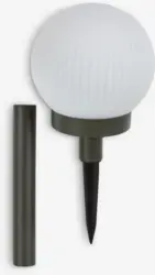 JYSK Lampă solară HAUKUGLE &Oslash;13x37cm alb