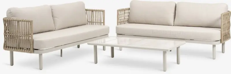 JYSK Set terasă EJLBY 5pers. bej