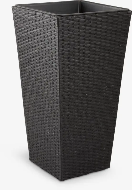 JYSK Ghiveci BLOMMOR 36x36x70 negru