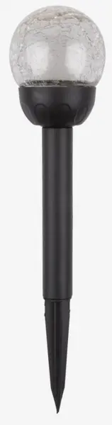JYSK Lampă solară SVARTAND &Oslash;8x35 neagră